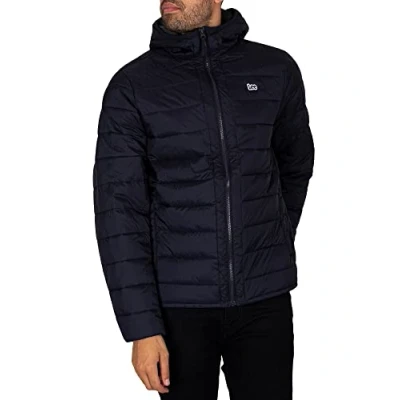 Image of Lee Men&#039;s Light Puffer Jacket, Black, Large