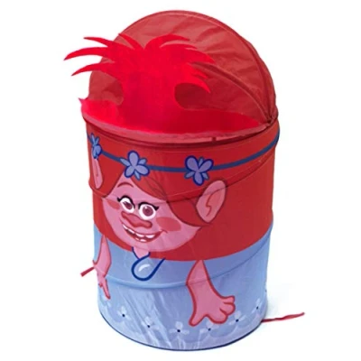 Image of ARDITEX Trolls 3D Pop Up Storage Bin 40X40X70Cm, Multicolor, Medium,best Birthday present,Easter gift