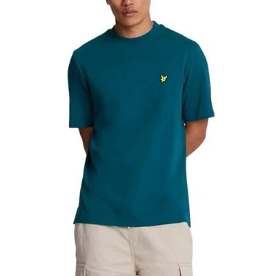 Image of Lyle &amp; Scott Plain Basic Tshirt, Men&#039;s, Size: Small, Alpine sky