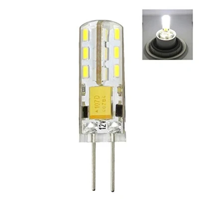 Image of 1x G4 LED Spotlight bulb 2 W 12 V AC DC 24x 3014 SMD 6000 K Cool White Light Bulbs, Replace 20 halogen