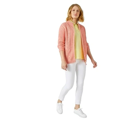 Image of Damart Thermal Zip Cardigan Women High Collar Thermolactyl Long Sleeves