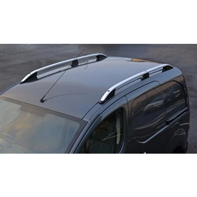 Image of Aluminium Roof Rack Rails Side Bars Set To Fit Berlingo (2008 18)