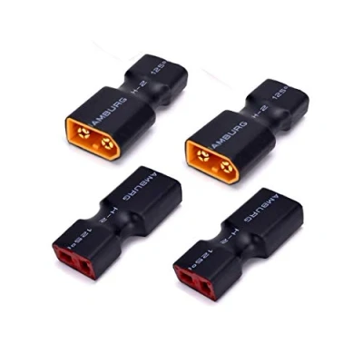 Image of FLY RC 4PCS XT60 Male to Deans T Plug Female Connector Adapter No Wires Wireless LiPo NiMH Battery ESC Adapters