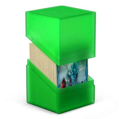 Image of Ultimate Guard UGD010694 Boulder Deck Case 100+ Standard Size Box, Solid, Emerald