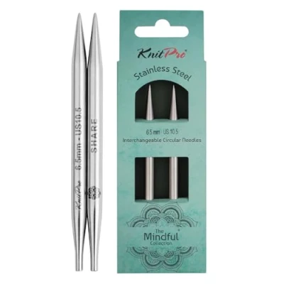 Image of KnitPro Mindful Lace Interch. Tips 10cm 6.50mm 3pcs