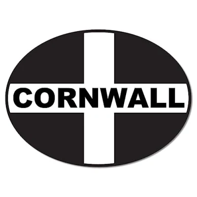 Image of Hodge Creations Cornwall Vinyl Decal Sticker Car Campervan Caravan Bumper Window
