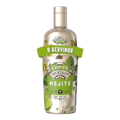 Image of Coppa Cocktails Ready to Drink Mojito Easy Premium Pre Mixed Just Add Ice 10% ABV 70cl