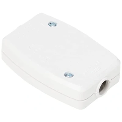 Image of Merriway BH05734 Flex Connector With 3 Terminal, 13 Amp, White