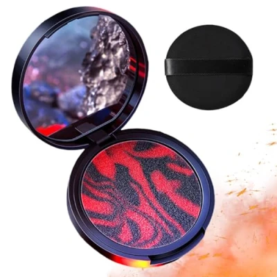 Image of Jelly Pressed Powder, Candy Bella Oil Control Setting Powder Makeup, Matte Smooth Finishing free Lightweight Face with Puff for and Delicate Skin