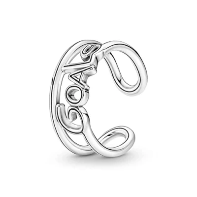 Image of Pandora ME Goals Open Ring
