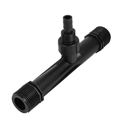 Image of 1/2&quot;, 3/4&quot;, 1&quot; Inch Fertilizer Injector Tube, Plastic Black Agriculture Tool Venturi Garden Irrigation Tube [3/4&#039;&#039;]