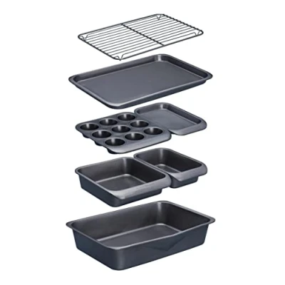 Image of MasterClass Baking Set Smart Space 7 Piece Standard non stick coating