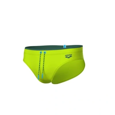 Image of Arena Men&#039;s Solid Swim Briefs, Artic Lime Mangrove, 50