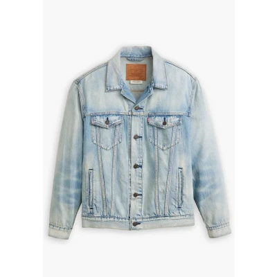 Image of Levi&#039;s Relaxed FIT Trucker Denim jacket, Men&#039;s, Size: Large, A bright light