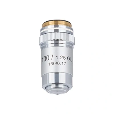 Image of AmScope A100X V300 100X (Oil) Achromatic Microscope Objective for Compound Microscopes