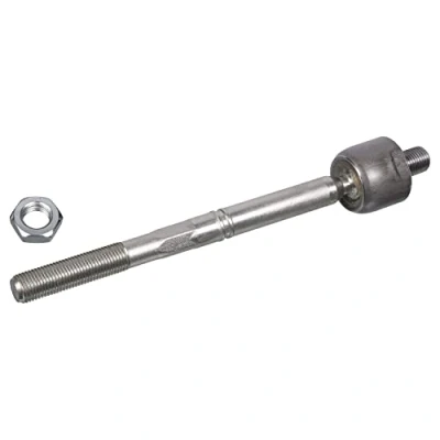 Image of 1611242380 Inner Tie Rod FEBI BILSTEIN 103606 Front Axle Left, Right 207mm BMTS Turbo NEW with lock nut PEUGEOT: 308 II Hatchback