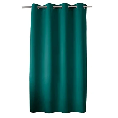 Image of ED ENJOY HOME 2010EM140180 Opaque Curtain with 8 Eyelets 140 x 180 cm Polyester Emerald