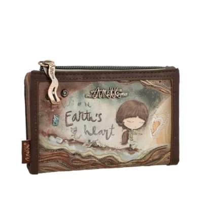 Image of Anekke Flexible RFID Core Bifold Functional Design Measures: 15/10/3 Cm Women&#039;s Accessories And Accessories, Various