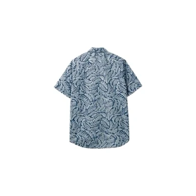 Image of United Colors of Benetton Men&#039;s Camicia 5jdz5qmd8 Shirt, Blue, L