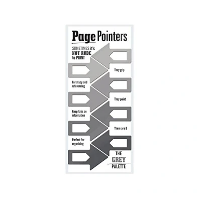 Image of IF Page Pointers Markers Grey, 32001