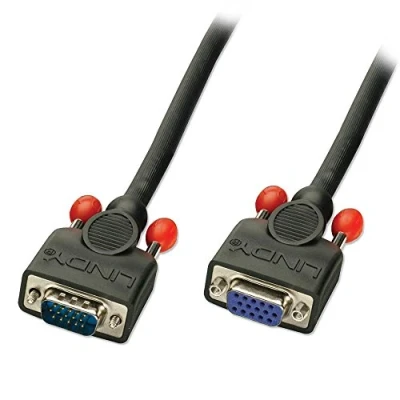 Image of LINDY 5m VGA Extension Cable Standard Monitor (15HDM/15HDF)