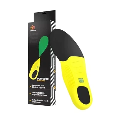 Image of Spenco Polysorb Heavy Duty Maximum All Day Comfort and Support Shoe Insole, Women&#039;s 11 12.5/Men&#039;s 10 11.5