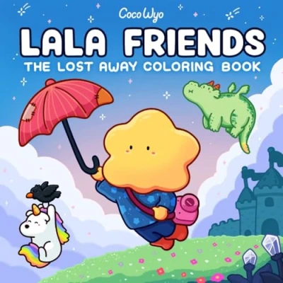 Image of Lala Friends: Coloring Book for Adults and Teens Featuring Dreamy Characters in Imagined Worlds