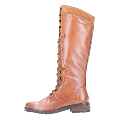 Image of Hush Puppies Womens/Ladies Rudy Lace Up Long Leather Boot (7 UK) (Tan)