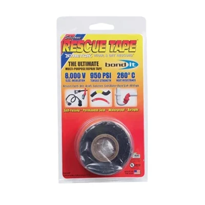 Image of Silicone Rescue Tape 3.55m Black The Ultimate Multi Purpose Repair