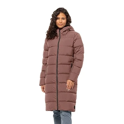 Image of Jack Wolfskin Women&#039;s Frozen Palace Coat W Down Parka, Wild Ginger, XXL