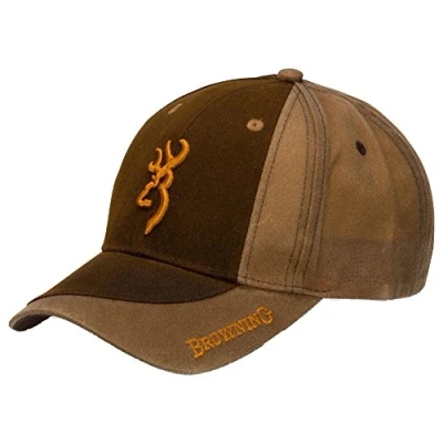 Image of Browning 308192981 Two Tone Wax Cap Dark Brown, One Size