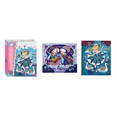 Image of Janod From 7 years old Creative Kit Sequins to Stud Dancers Les Ateliers du Calme Leisure Dexterity and Concentration J07822