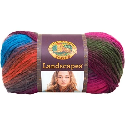 Image of Lion Brand Yarn Company 100 g Percent Acrylic Landscapes Ball, Tropics, 545 200