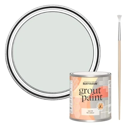 Image of Rust Oleum Grey Ultra Durable Grout Paint Library 250ml