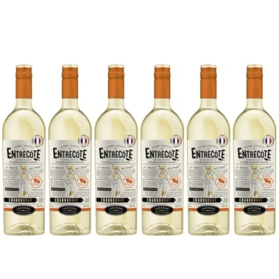 Image of Entrecote Full bodied and creamy Chardonnay White Wine (6 x 0.75 L)