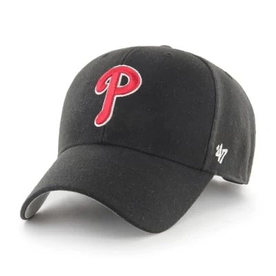 Image of &#039;47 MLB Philadelphia Phillies Cap, Size: One Size, Black