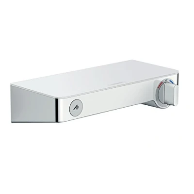 Image of hansgrohe ShowerTablet Select 300 thermostatic shower mixer, white/chrome