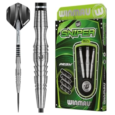 Image of WINMAU Sniper 25 Gram Professional Tungsten Darts with Flights and Stems (Shafts