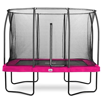 Image of Salta Trampoline Comfort Edition Rectangular 214 x 305 cm 7 10 ft Protective Edge Pink