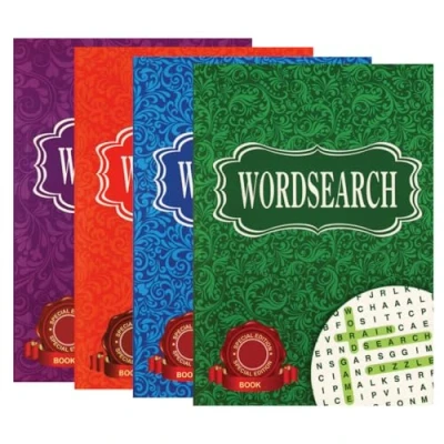 Image of W.F Graham Word Search Puzzle Books, Multicolour size A5 Set of 4 Assorted
