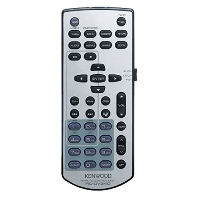 Image of Kenwood KCA RCDV340 Infrared Remote Control for All Moniceivers and Navitainers Silver