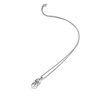 Image of Hot Diamonds Triple Heart Pendant Sterling Silver Chain