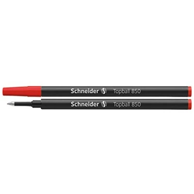 Image of Schneider« Topball 850 Red 0.5 mm Rollerball Refills 2/pk
