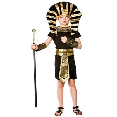 Image of Wicked Costumes Boys Ancient Egyptian Pharaoh Fancy Dress Costume Large (8 10 Years)