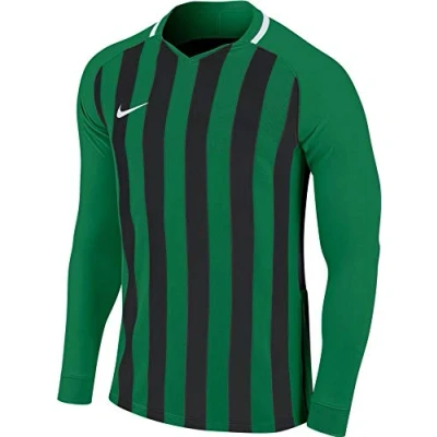 Image of Nike Men Striped Division III Short Sleeve Top Black/White/White/Black, Large