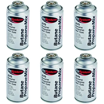 Image of GoSystem 2175 Butane Propane 70:30 Mix Gas Cartridge 170g 306ml 6 Pack