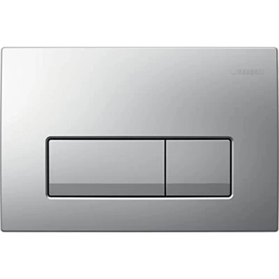 Image of Geberit Delta 50 Push Plate Cistern Mechanical 24.6 x 4.6 164 cm Alpine White