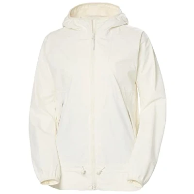 Image of Helly Hansen Women&#039;s W Essence RAIN Jacket Coat, 047 Snow, XS