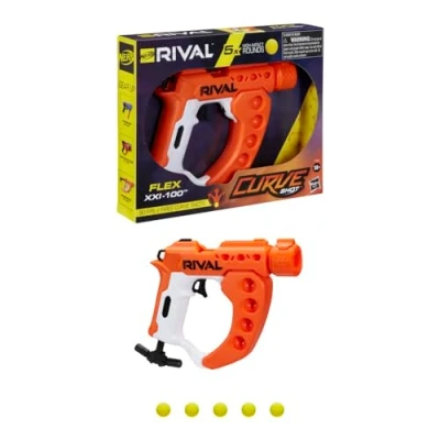 Image of NERF Rival Curve Shot Flex XXI 100 Blaster Fire Rounds to Left, Right, Downward or Straight 5