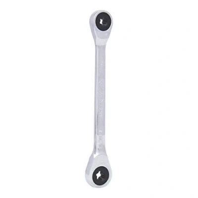 Image of KS Tools 503.4351 GEARplus Double ring ratchet spanner, E6xE8